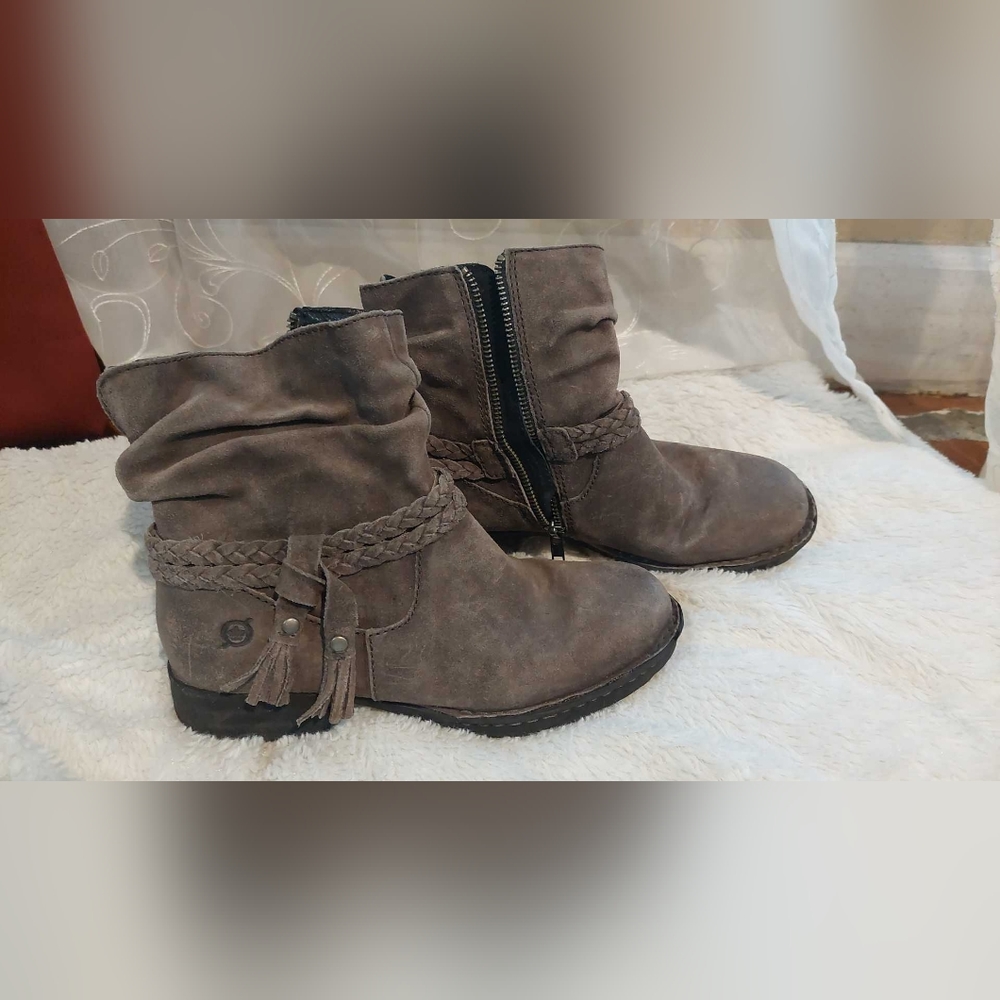 Woman's Gray Born Slouch Booties